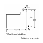 Bosch HBF534EW3T Beyaz Ankastre Fırın thumbnail 6