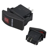 Powermaster Projektör Sembollü Işıklı 3 Pinli On-Off 12-24V Marin Switch - 1