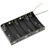 Powermaster Yan Yana 6'Lı AA Pil Yuvası (IC-234B) - 3