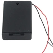 Powermaster  3'Lü AA Kapaklı Switch'li Pil Yuvası (IC-233E) - 3