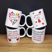 Öğretmenler Gününe Özel Baskılı Kupa Bardak - 2