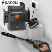 Powermaster PM-24688 Pratik Yüksek Basınçlı Araç Oto Yıkama Makinesi Kovadan Su Çekme Özellikli - 2