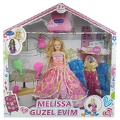 Bebek Yedek Elbiseli Ve Aksesuarlı - 1115-21 - Açık Pembe - 1