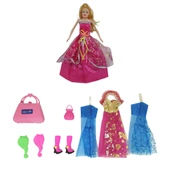 Bebek Yedek Elbiseli Ve Aksesuarlı - 1115-21 - Pembe thumbnail 2