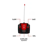 Uzaktan Kumandalı Spor Araba Kapıları Kumanda Kontrollü 1/18 - 789-104 - Sarı - 4