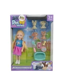 Pet Shop - Bebekli Köpek Bakım Seti - 7722-3 - Sarışın thumbnail 1