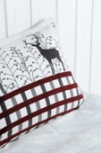 Merinos Comforter Çift Kişilik Yorgan Set Deer Gri - 4