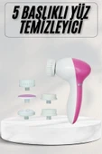 Cilt Temizleme ve Masaj Aleti 5 Başlıklı Akne ve Sivilce Önleyici thumbnail 2