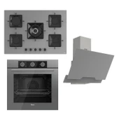 Ferre Fryart Ss Serisi Gri Set (ss038 + Qxe62cpr +d065 ) -75'lik Seri - 1