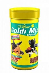 Ahm Goldi Mix Granulat Balık Yemi 250 ml - 1