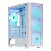 Frisby CM-106 650W 80+ USB 3.2 ARGB ATX Mid Tower Beyaz Kasa thumbnail 1
