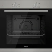 Ferre XE61MDV - SS208 - D088 4 Prog. Mekanik Statik XL 78 Litre Ankastre Set - Gri - 3