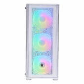 Frisby CM-106 650W 80+ USB 3.2 ARGB ATX Mid Tower Beyaz Kasa thumbnail 2