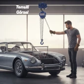 Zincirli Caraskal 1 Ton 3 Metre El Vinci Yük Kaldırma Makinesi Dayanıklı Zincirli Ekipman Ceraskal thumbnail 5