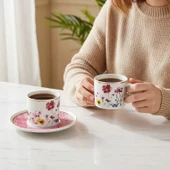 Güral Porselen Mental 4 Parça Çay Fincan Takımı 67092 Pembe - 3