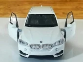 Oyuncak Metal Model Araba 1/36 Çek Bırak Beyaz Bmw X5 - 2
