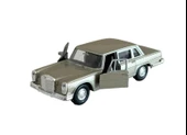Oyuncak Metal Model Araba 1/36 Çek Bırak Gold 1963 Mercedes Benz 600 - 3