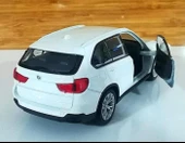 Oyuncak Metal Model Araba 1/36 Çek Bırak Beyaz Bmw X5 - 3