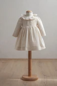 Tongs Baby Bebek Elbise 3899 Ekru - 1
