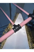 sobapark Pembe Renkli Kanatlı Kurutmalık Elbise Çamaşır Kurutmalığı Kalın Borulu Çamaşır Teli - 6