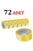 sobapark Kopmayan 72 Adet Koli Bandı 45mm x 100 mt Güçlü Henkel Yapıştırıcılı Akrilik Koli Bandı Güçlü Bant - 1