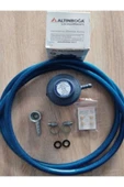 GURKAN Metal Dedantör 5 Li Set Lpg Enjektör Hortum 2metre + 2 Kelepçe + Pipo + 2 SİYAH CONTA - 2