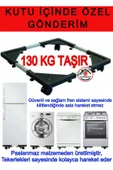 çeksür Tekerlekli Teleskopik Buzdolabı Altlığı Çamaşır Makinesi Altlığı Beyaz Eşya Soba Taşıma Altlığı - 1