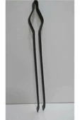 sobapark Demir Maşa Ateş Maşası Köz Maşası Odun Kömür Kestane Mangal Maşası 60 cm KALIN DEMİR MAŞA - 1