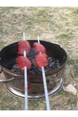 sobapark Odunlu Kömürlü Çay Semaveri Odunlu Kömürlü Semaver Tek Musluklu Semaver 3,5 Litre - 6
