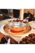 MY ZEY Yumurta Menemen Bakır Tava Çekiç Dövme 18 cm - 6