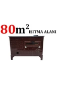 sobapark Kovalı Kuzine Odun Kömür Sobası - Uyuyan Soba Fırınlı Maşinga Soba Döküm Soba - 4