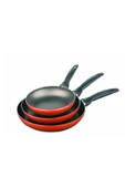 Mehtap Xx-61 12229 Kırmızı 3'lü Tava Seti Kırmızı. - 2
