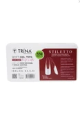 Trina Soft Jel Takma Tırnak -stilletto (YARI MAT) 550' Li - 1