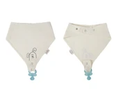 Babyjem Emzik Askılı Müslin Önlük Ekru thumbnail 3