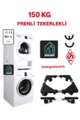 Dogant Karadeniz Teleskopik Nem Rutubet Önler Çamaşır Kurutma Makinası Tekerlekli Altlık Frenli - 1