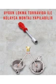 GURKAN Lpg Ocak Memesi Dönüşüm Seti (HER MARKAYA UYUMLU) Lokma Enjektör Seti 2 Tane Siyah Conta - 2