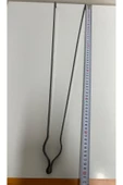 sobapark Demir Maşa Seti Ateş Maşası Köz Maşası Odun Kömür Kestane Mangal Maşası 3'lü Maşa Seti 40-50-60 cm - 6