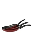 Mehtap 3'lu Tava 18-22-26 Cm Kırmızı - 1