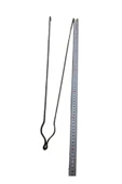 sobapark Demir Maşa Ateş Maşası Köz Maşası Odun Kömür Kestane Mangal Maşası 60 cm KALIN DEMİR MAŞA - 4