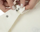 Babyjem Emzik Askılı Müslin Önlük Ekru thumbnail 4