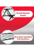 ELFİDA 1. Kalite Çamaşır Kurutmalığı Kalın Telli Askılık KALIN BORULUDUR - 6