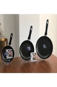 Mehtap 3'lü Tava Seti 18cm + 22cm + 26cm - 1