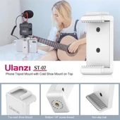 Ulanzi ST-07 Telefon Tripod Standı Beyaz - 7