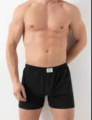 6 Adet Donex Erkek Pamuklu Düz Renk Penye Boxer 2303 thumbnail 4