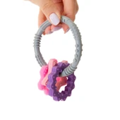 Babyjem Silikon Halka Diş Kaşıyıcı Pembe thumbnail 5