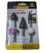 MEŞEM MİNİ KALIPÇI TAŞLAMA SETİ 5 PARÇA - 1