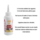 Bej Renk Hazır Derz Dolgu Fayans Seramik Mermer Yer Duvar için Tamir Derz Yenileme Dolgusu 220 Gr thumbnail 4