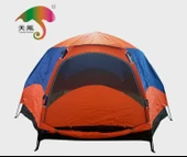 Tam Otomatik 10-12 Kişilik Kamp Çadırı | Çift Katmanlı, Su Geçirmez, Kolay Kurulum (320×320×170 cm) - 2