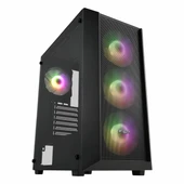 FSP CMT218 650W 80+ USB 3.2 FRGB ATX Mid Tower Siyah Kasa thumbnail 1