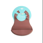 Babyjem Mini Silikon Önlük Mocha - 6